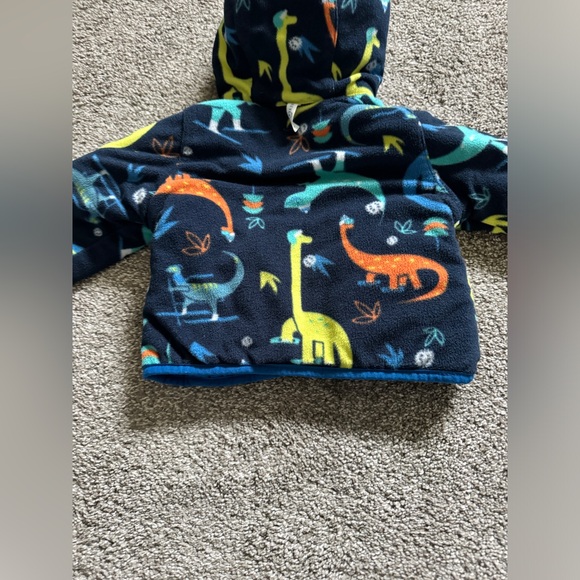 COLUMBIA Infant Double Trouble Reversible Jacket Blue/Dinosaurs 3-6 months - Picture 8 of 13